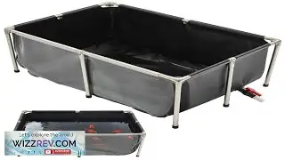 VEVOR Canvas Fish Pond 126.8 Gal Above Ground Fish Pond PVC Koi