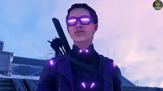 HAKEYE TAKING ALL AVENGERS TO REACH THE SHIELD BUNKER.