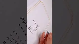 NO DRAWINGS September Bullet Journal Setup 👀 #shorts