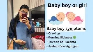 Baby boy or girl || My pregnancy symptoms|| Baby boy symptoms