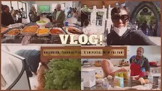 #VLOG | Halloween, Thanksgiving, and Universal w/ the fam!