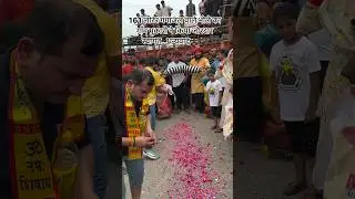 🔱 161 Kanvar Yatra Har Har Mahadev #haridwar #shorts #youtubeshorts #viralvideo #harharmahadev