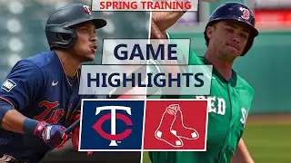 Minnesota Twins vs. Boston Red Sox Highlights | March 17, 2022 (Spring Training)
