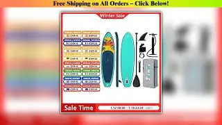 FunWater Inflatable Stand Up Paddle Board Paddling Board Surfboard Surf Sup Board 320-385CM