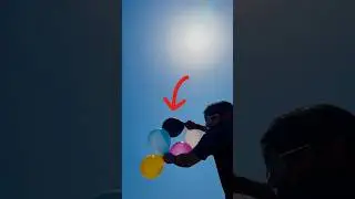Sun Vs Balloons 😂 #shorts #experiment