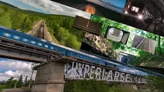 Hyperlapse Train Journey (Rail Trip Compilation)