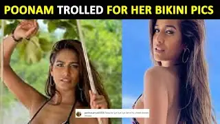 Poonam Pandey gets trolled for her latest bikini-clad pictures, netizens say 'Such a fake model'