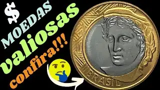 💫 MOEDA COBI&Ccedil;ADA DE 1 REAL 2012 PROCURADA POR COLECIONADORES E VALIOSA NA NUMISM&Aacute;TICA /MOEDA RARA