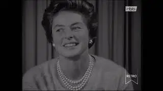 Ingrid Bergman Interview, german TV - 27.10.1961