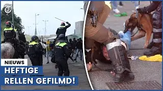 ME moet hard ingrijpen bij voetbalrellen Den Haag