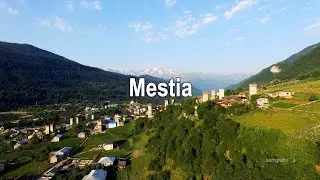 Sunrise in Mestia / მესტია | Drone video