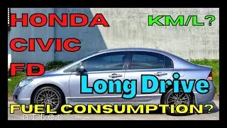 Honda Civic FD - Malakas ba sa gas? Fuel Consumption Highway Drive Review (TAGALOG)