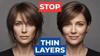 STOP Thin Layers After 45 ( Why Your Hair Falls Flat And What To Ask Instead )