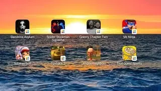 Slendrina Asylum , Spider Stick man Supreme , Granny Chapter Two , Mr Ninja, Subway Surf ,