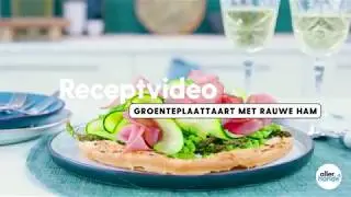 Wat eten we vandaag? Plaattaart van bladerdeeg met groene groenten en rauwe ham - Allerhande