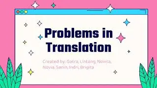 Problems in Translation _ Translation Class