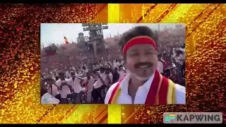 Tamil Political Anthem 🔥 | Thalapathy Vijay Mass Song | Suno AI Lyric Video