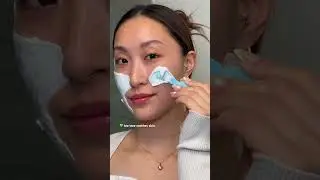 Trying The Viral Korean Modeling Masks 🩵✨ #koreanskincare
