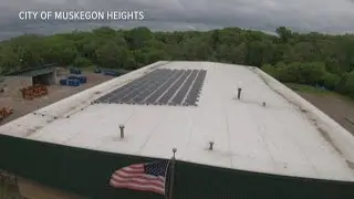 Muskegon Heights city leaders call solar, road projects part of, 'New Heights' effort