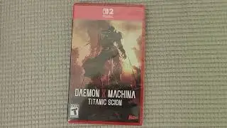 Распаковка Daemon X Machina Titanic Scion Nintendo Switch 2 Marvelous XSEED Games