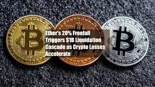 Ether's 20% Freefall Triggers $1B Liquidation Cascade as Crypto Losses Accelerate