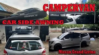 Review Car Side Awning Autocamper_id | Campervan Nissan Grand Livina