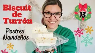 BISCUIT DE TURRÓN *POSTRES NAVIDEÑOS Fáciles y Rápidos* HELADO DE TURRÓN