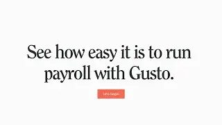 Need to Run Payroll? See How Easy It Is With Gusto
