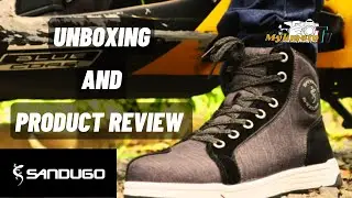 The Sandugo Midcut Moto Shoes(Motosh)|Unboxing and Product Review|Affordable Motorcycle Riding Shoes