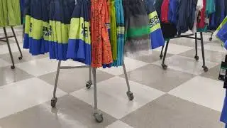 Dick's Warehouse Sale: Colored Adidas and Under Armour clothes