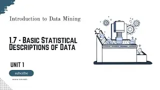 1.7 - Basic statistical description of data