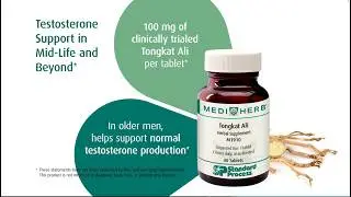 Herbal Testosterone Support with MediHerb's Tongkat Ali