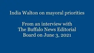 Watch now: India Walton on mayoral priorities