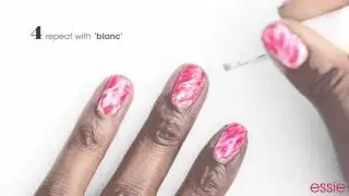essie nail art tutorial  dry brush