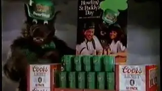 1986 Coors light St Patricks Day 