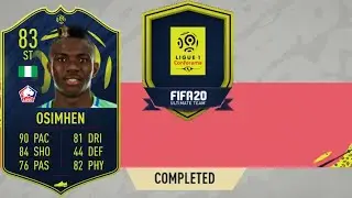 Victor Osimhen Ligue 1 POTM SBC Completed - Cheapest Method - Fifa 20