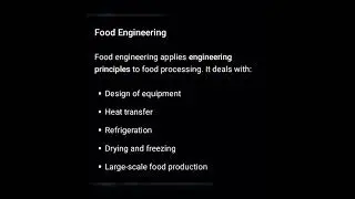 Definition of Food science, technology and engineering notes easy words 💯😱.......