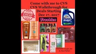 Come with me CVS walk through Coupon Match ups this Sunday&rsquo;s Deals 12/17/17.  With google doc