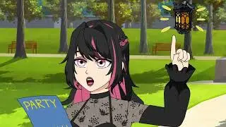 Goth girl #vampire #anime #boys #happy #cartoon  #story #school #usa #canada #japan #swizerland #ai