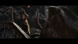 Frankenstein Vs. Giant Octopus Fight Scene - Frankenstein Conquers the World Alternate Ending