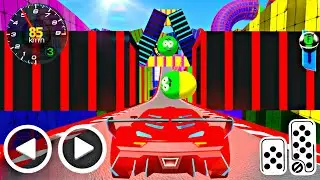 Impossible Mega Ramp  Car Stunts - Mega Ramp Derby Fast Car Stunts - Android Gameplay
