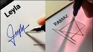 Creation of the Monogram-logo and Signature design by professionals.