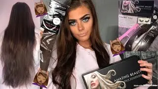 GET PRINCESS HAIR WITH AMAZING BEAUTY HAIR! EXTENSIONS REVIEW!