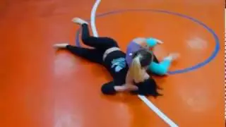 Side takedown with kesa gatame submissions