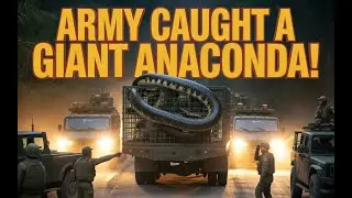 “GIANT ANACONDA CAPTURED BY THE ARMY