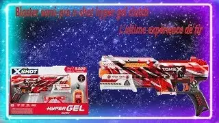 Blaster semi pro x-shot hyper gel clutch :  L'ultime exp&eacute;rience de tir