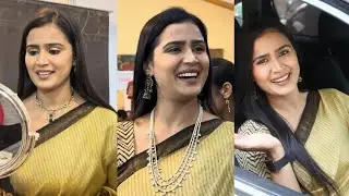 TV serial actress kavyashree special event enjoying real life latest photos