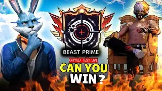 GUILD TEST || BR RANK PUSHING WITH YOUTUBERS || BEAST EVIL LIVE || #FREEFIRE #FREEFIRELIVE