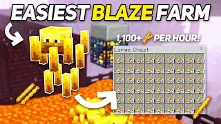 EASIEST BLAZE XP FARM in Minecraft 1.21 (Bedrock + Java)
