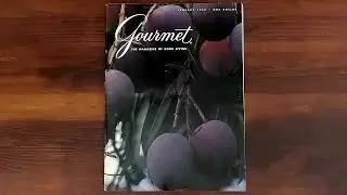 Gourmet January 1980 Midnight Buffets, Maui, Sun Valley Skiing | ASMR Magazine Flip Through